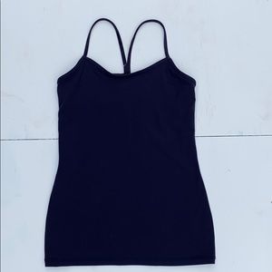 Navy blue lululemon tank top